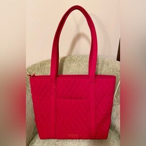 Quilted Red Tote Bag - Small Vera - Vera Bradley